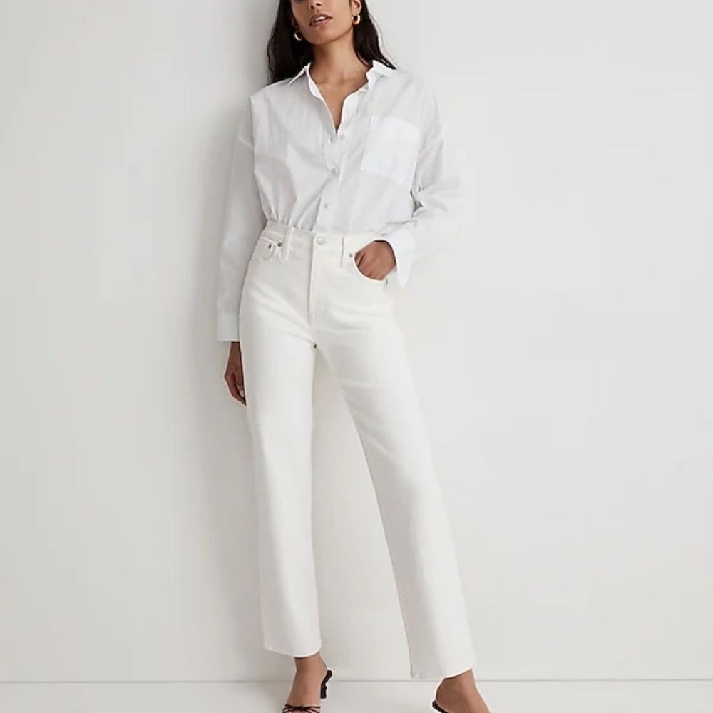 Madewell The Perfect Vintage Jean White Sz‎ 29